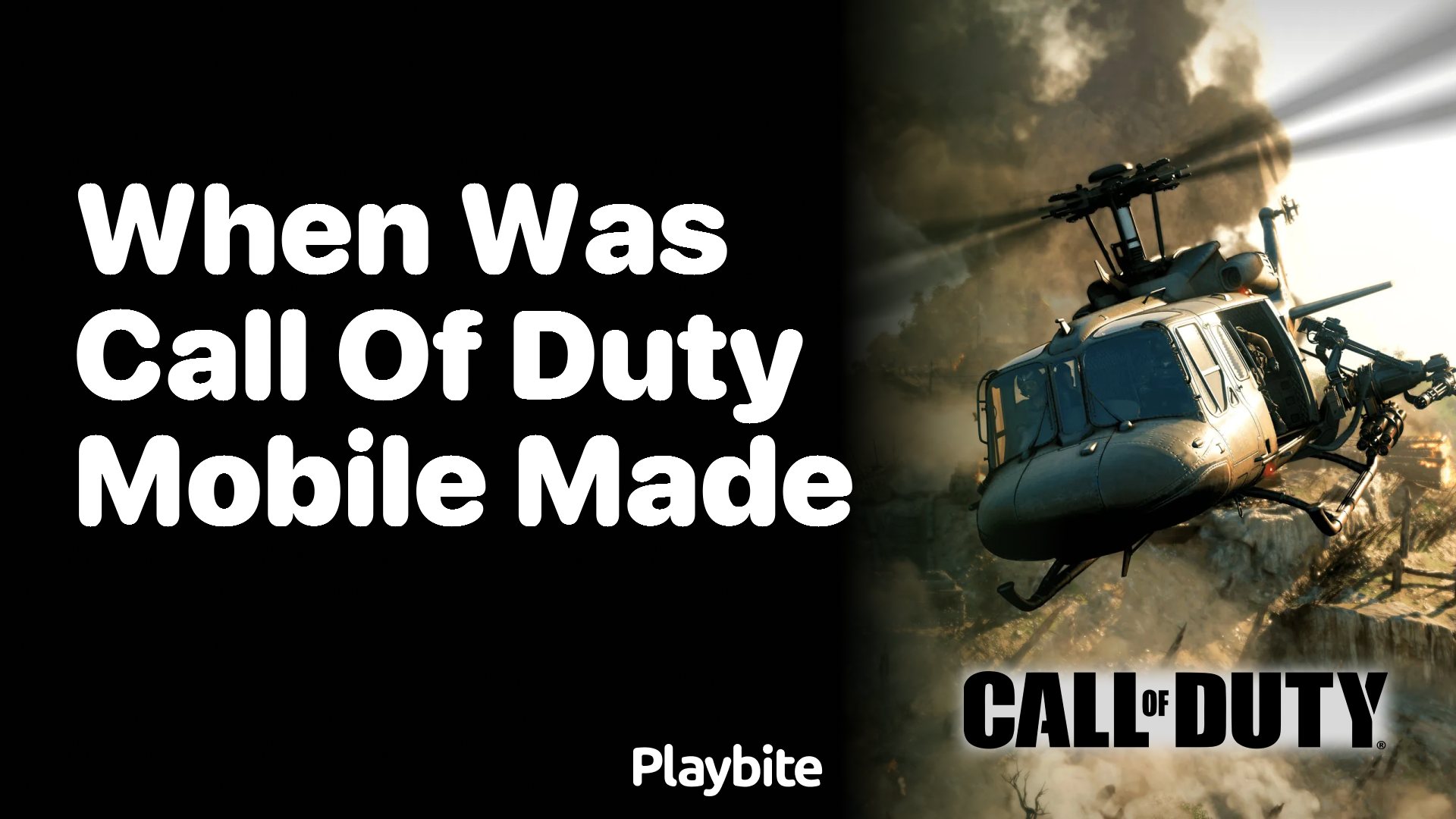 When Was Call of Duty Mobile Released?