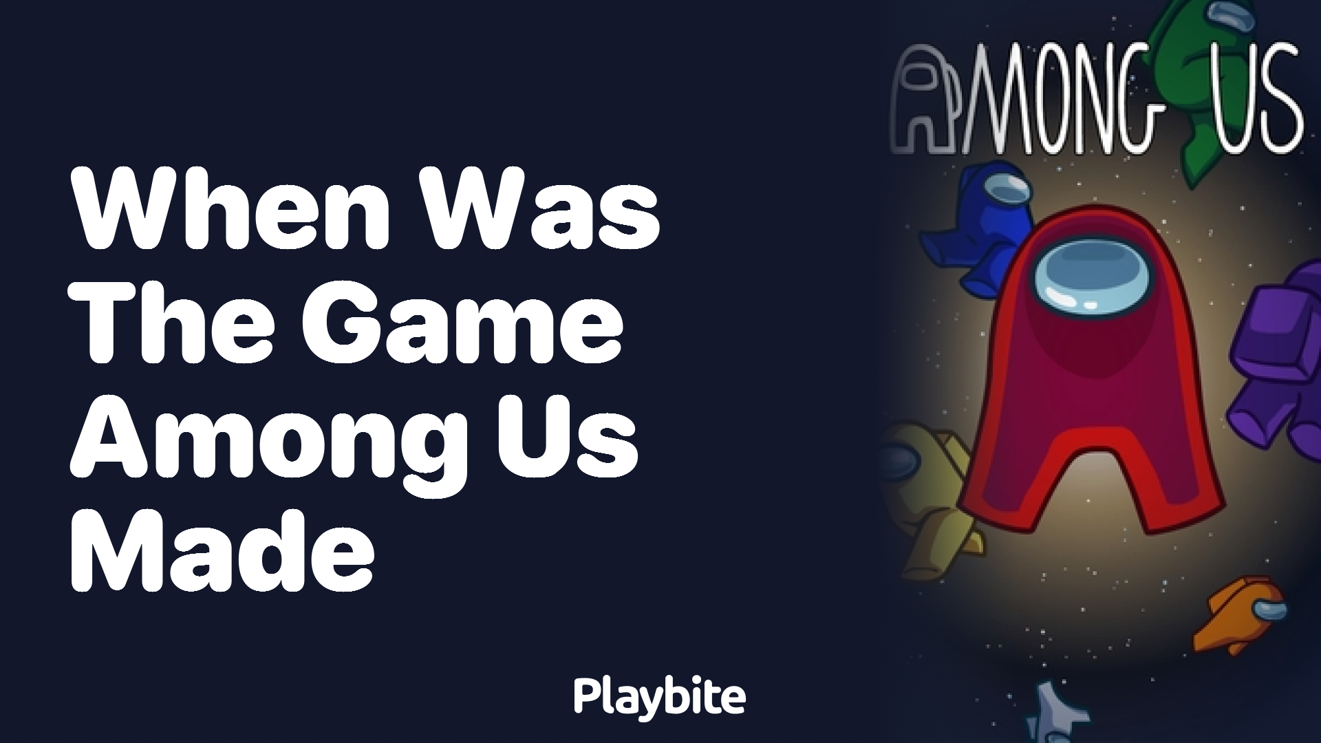 When was the game Among Us made?