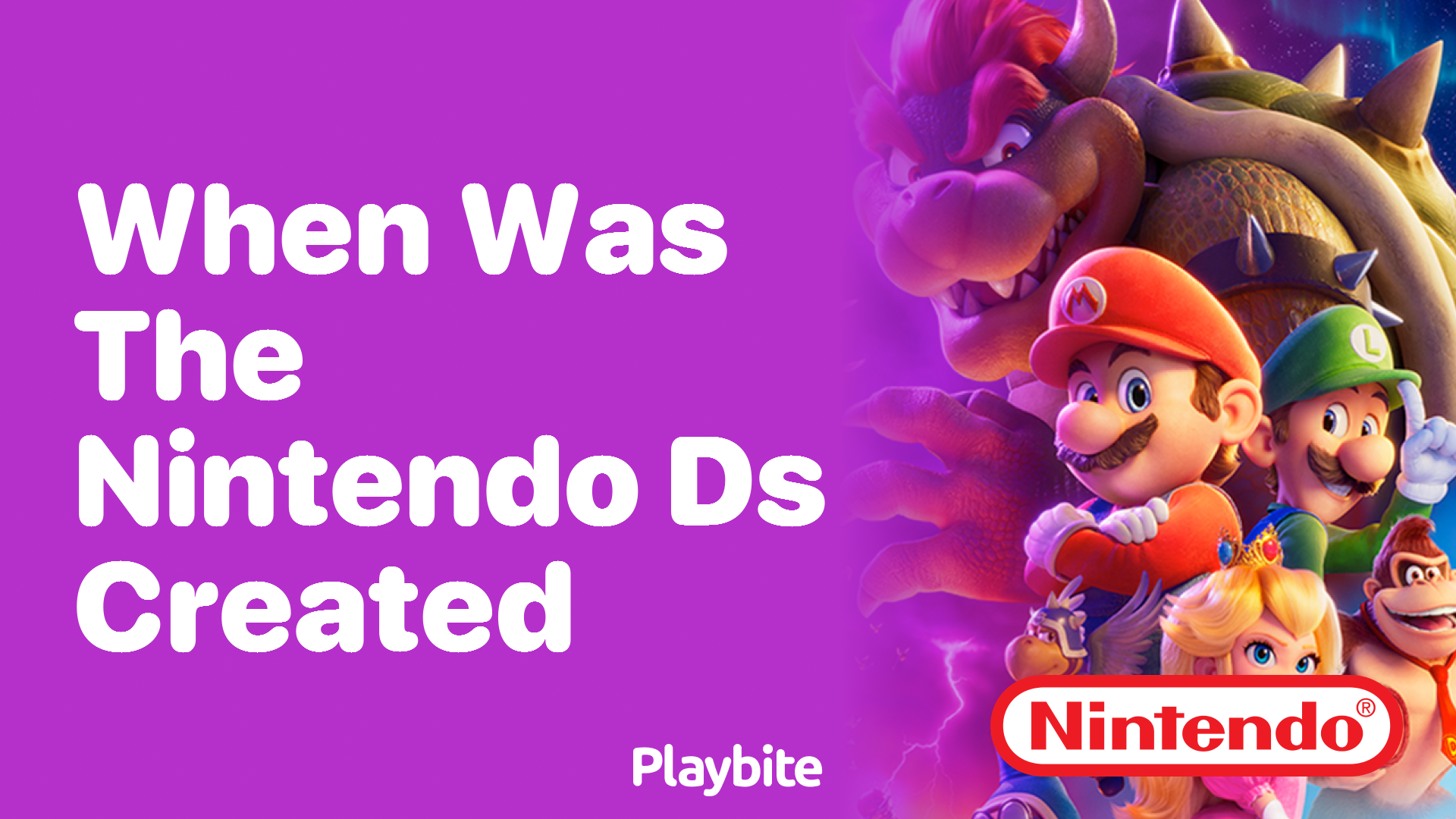 When Was the Nintendo DS Created?