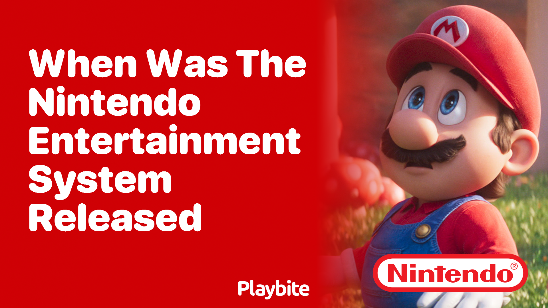 When Was the Nintendo Entertainment System Released?