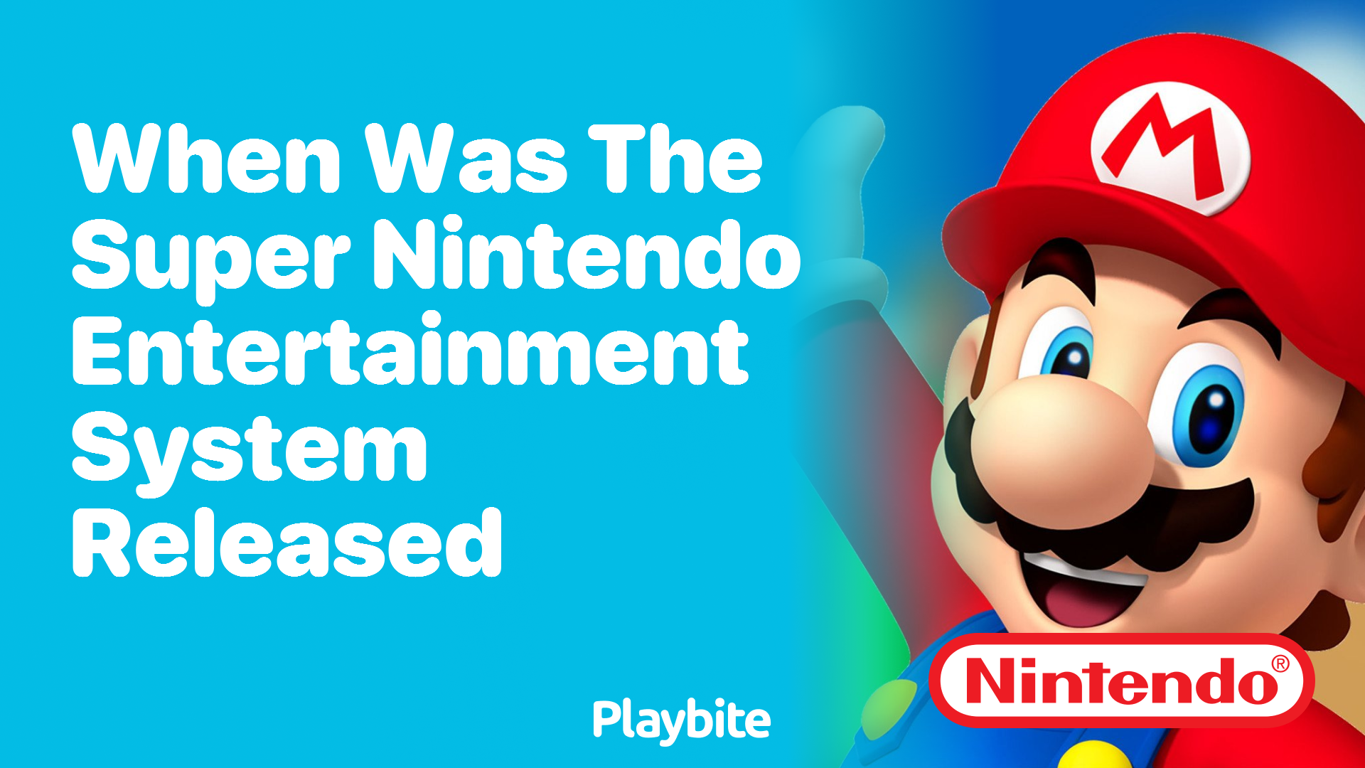 When Was the Super Nintendo Entertainment System Released?