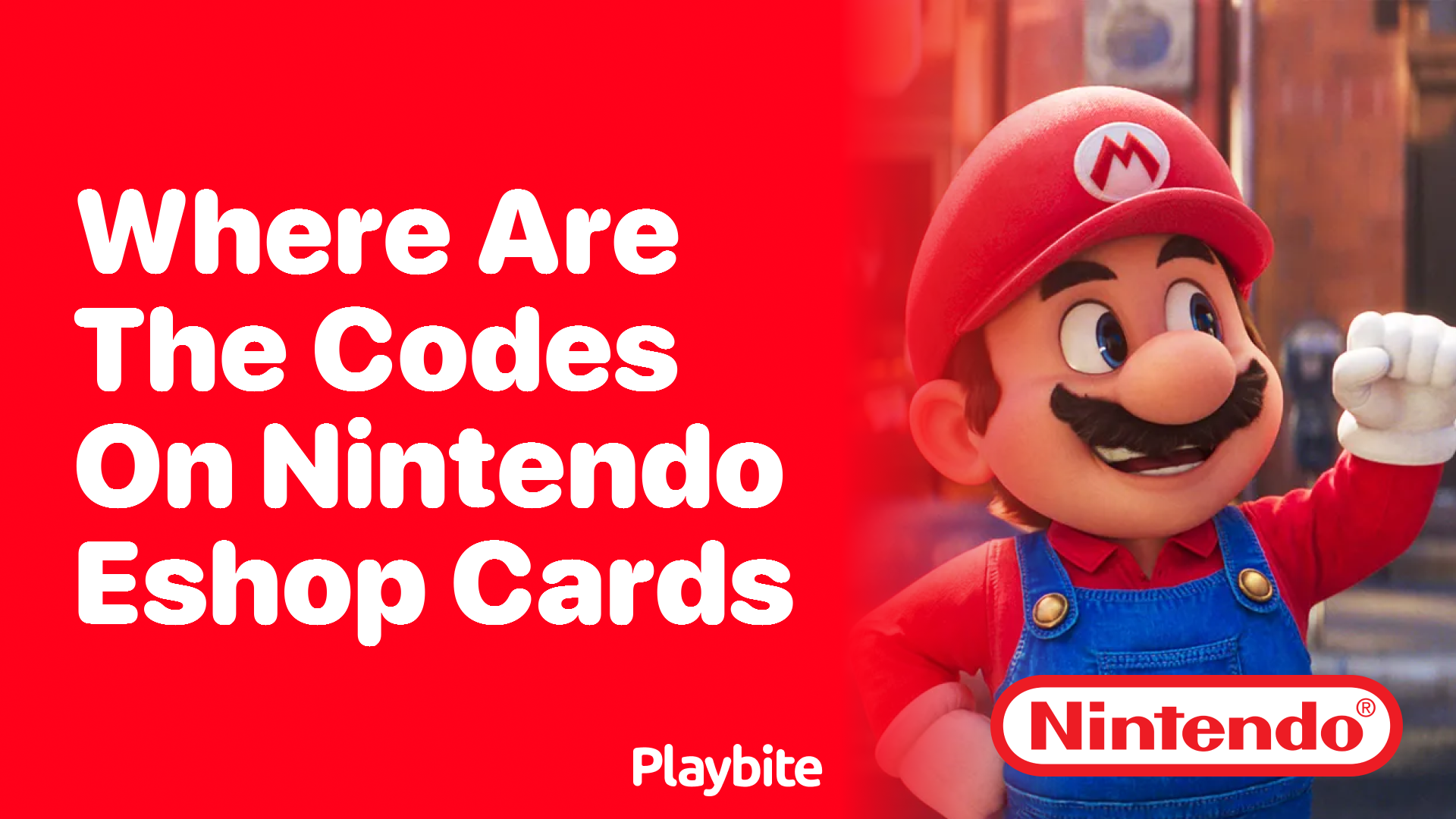 Where Are the Codes on Nintendo eShop Cards?