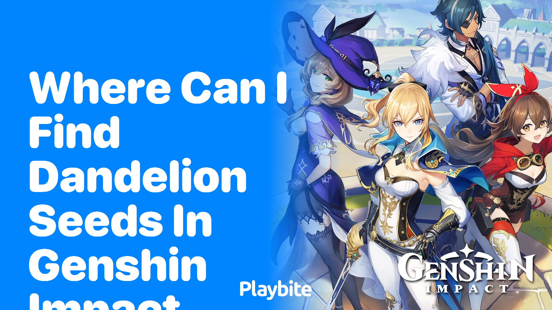 Where Can I Find Dandelion Seeds in Genshin Impact?