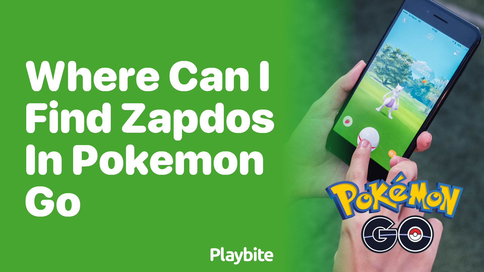 Where Can I Find Zapdos in Pokémon GO?