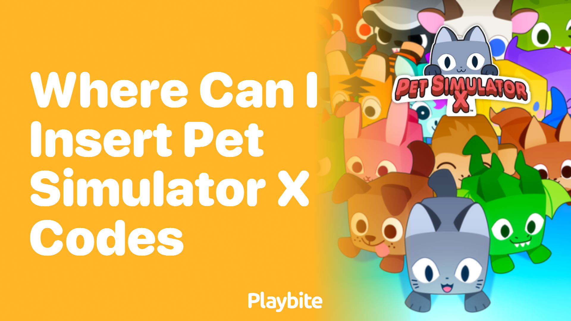 Where to Insert Pet Simulator X Codes for Cool Rewards
