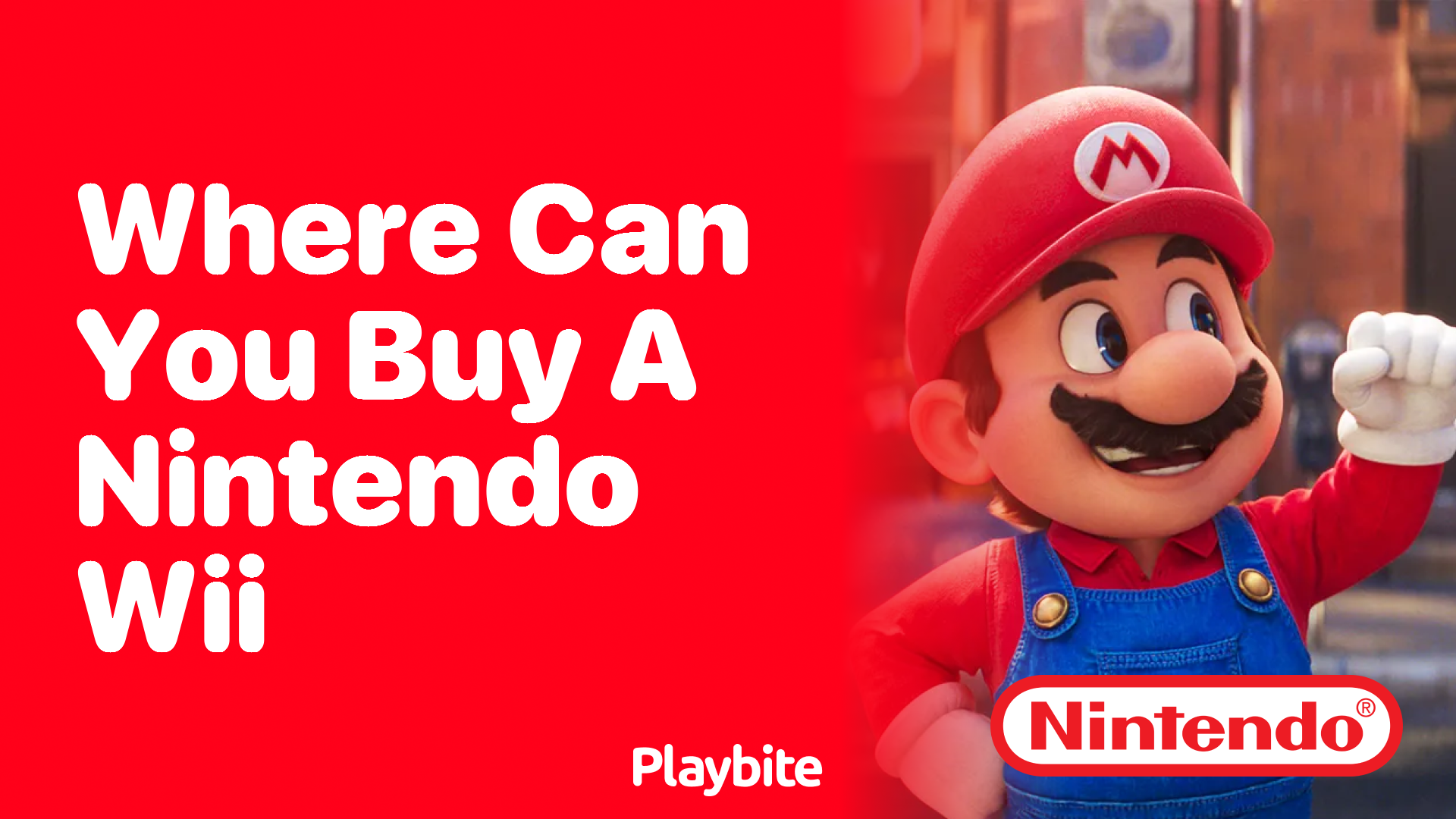 Where Can You Buy a Nintendo Wii?