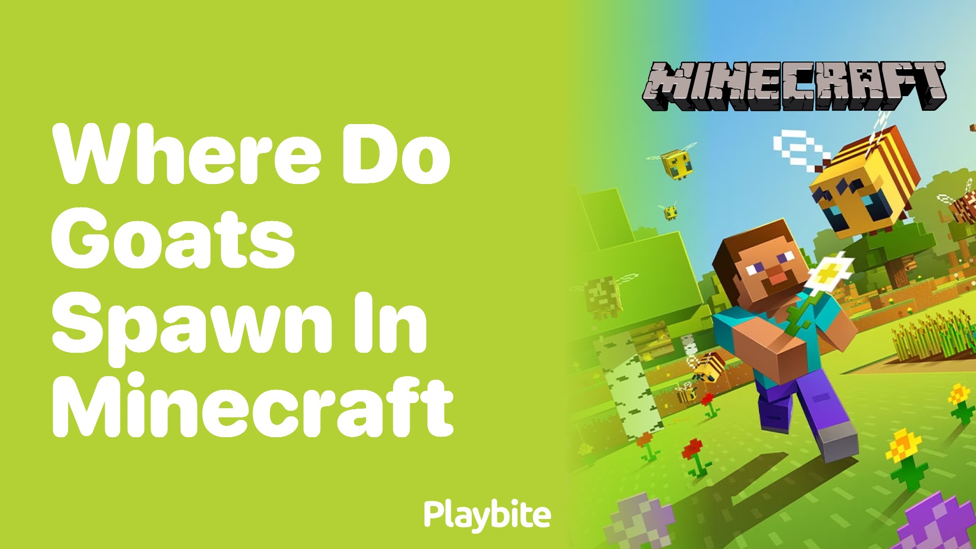Where Do Goats Spawn in Minecraft?