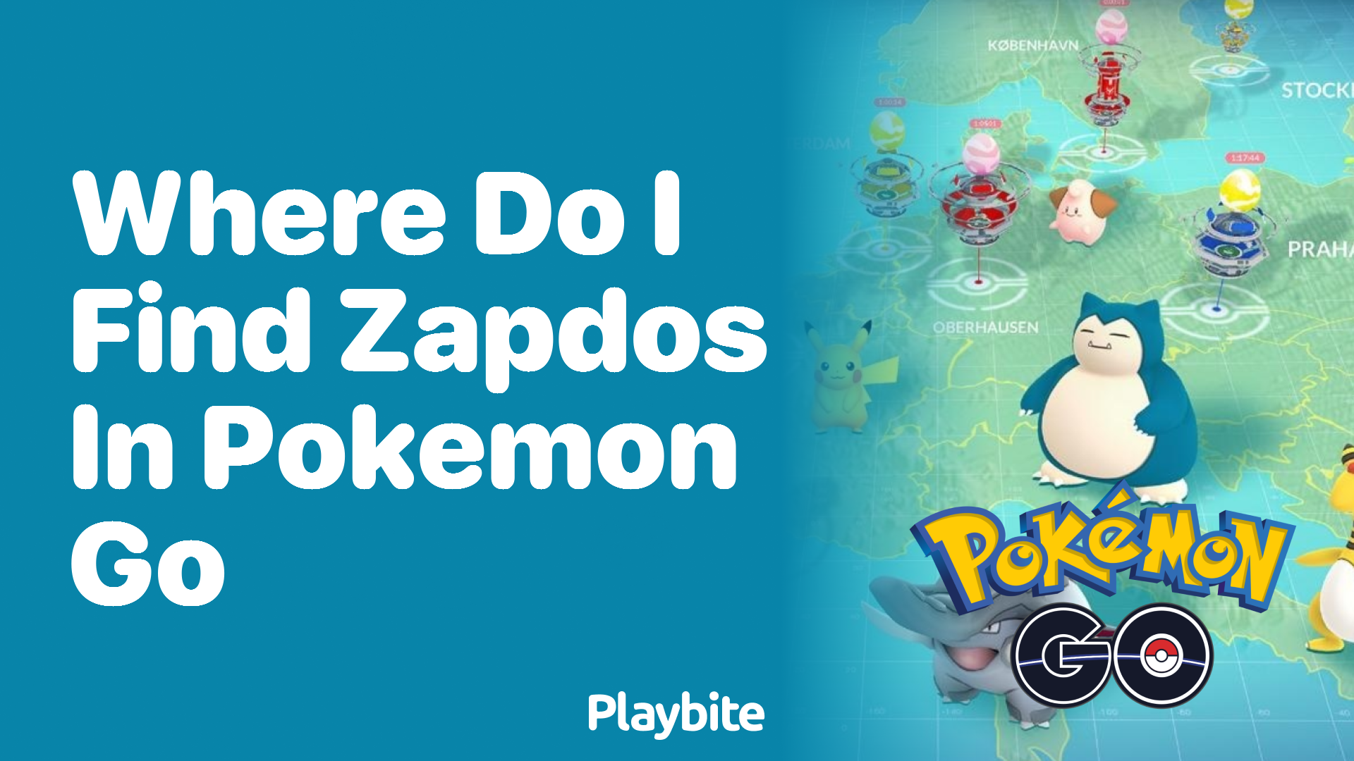 Where Do I Find Zapdos in Pokemon GO?