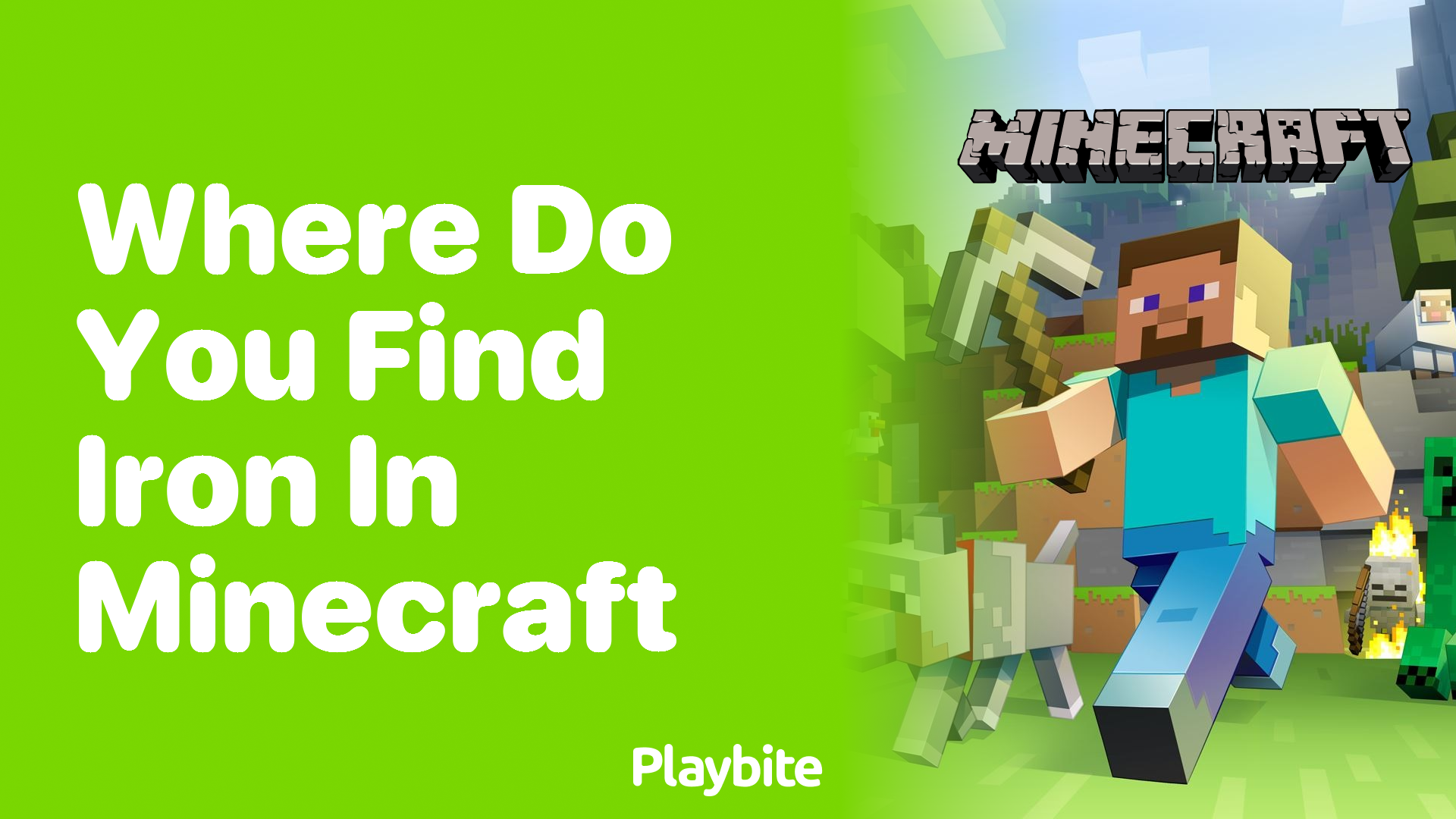 Where Do You Find Iron in Minecraft?