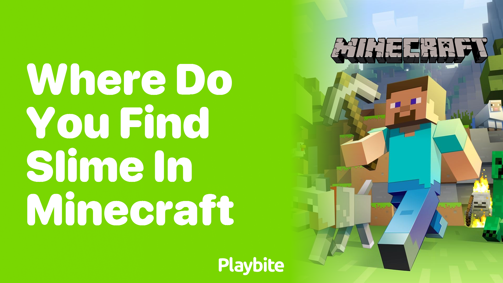 Where Do You Find Slime in Minecraft?