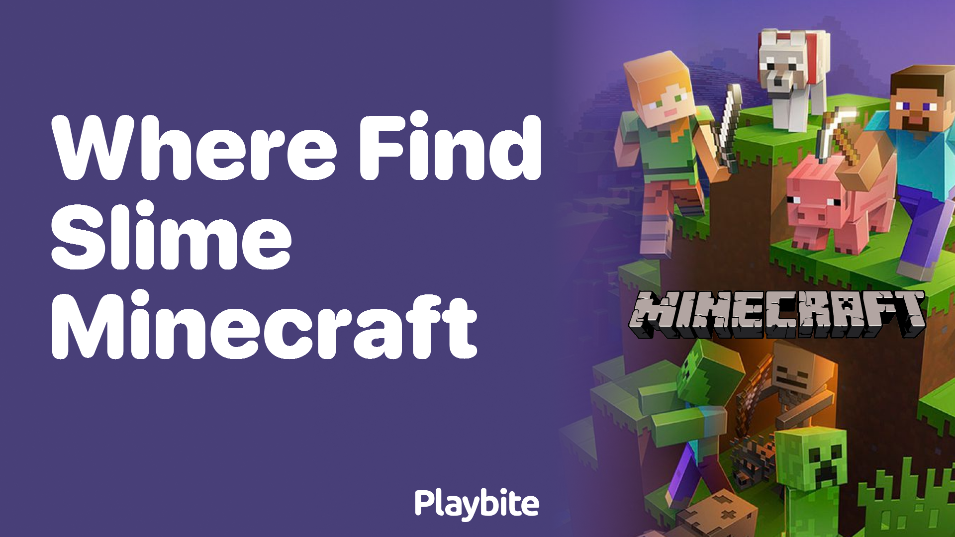 Where to Find Slime in Minecraft