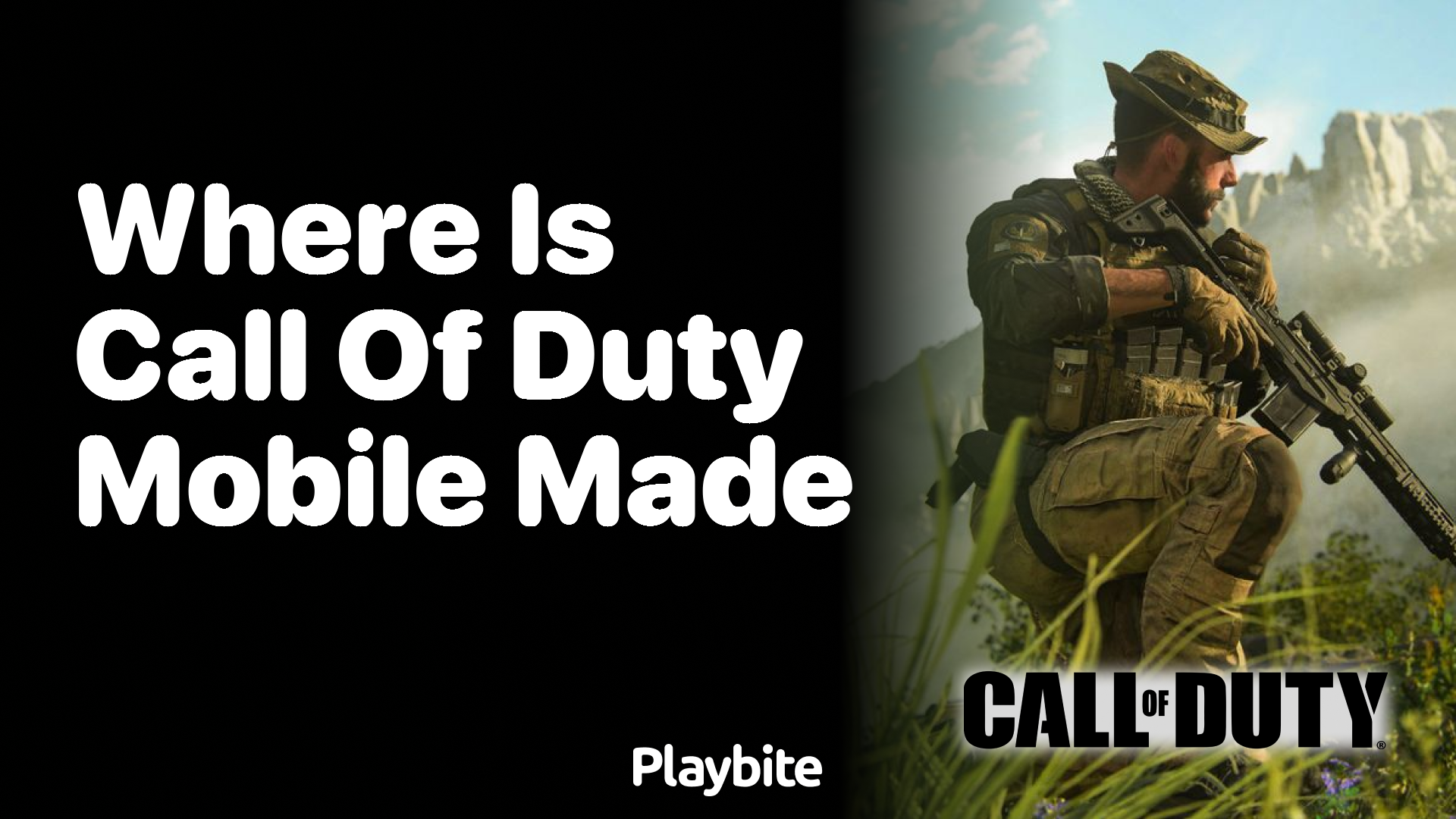 Where is Call of Duty Mobile Made?