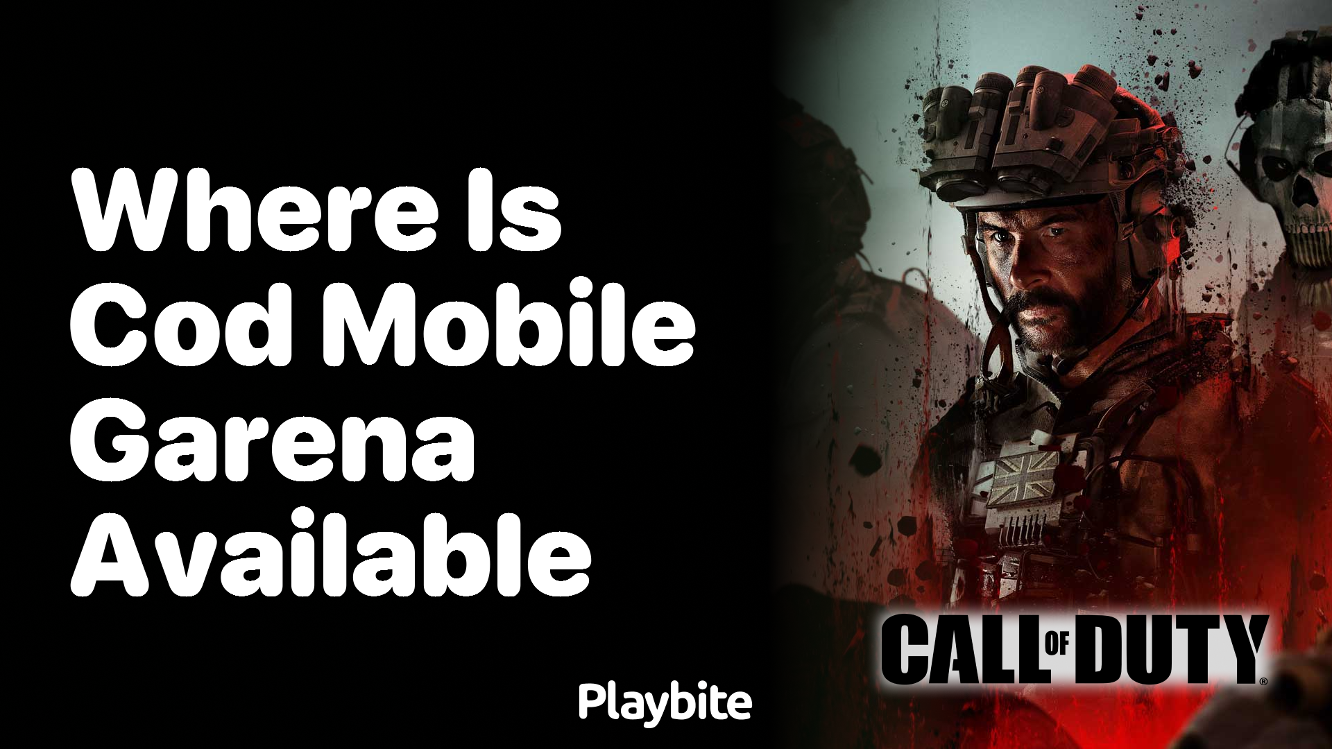 Where Is COD Mobile Garena Available?