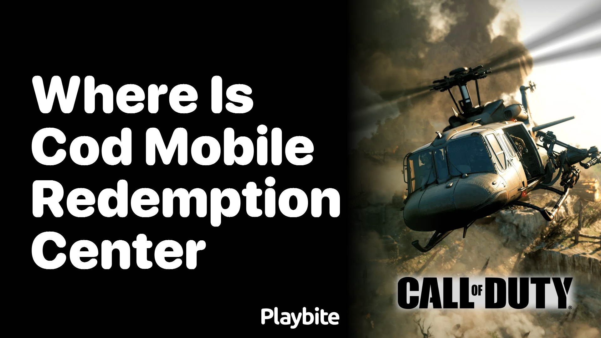 Where Is the COD Mobile Redemption Center?
