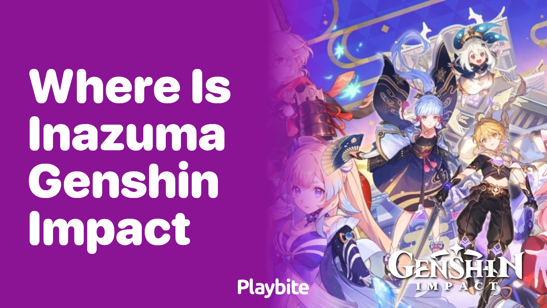 Where is Inazuma in Genshin Impact?