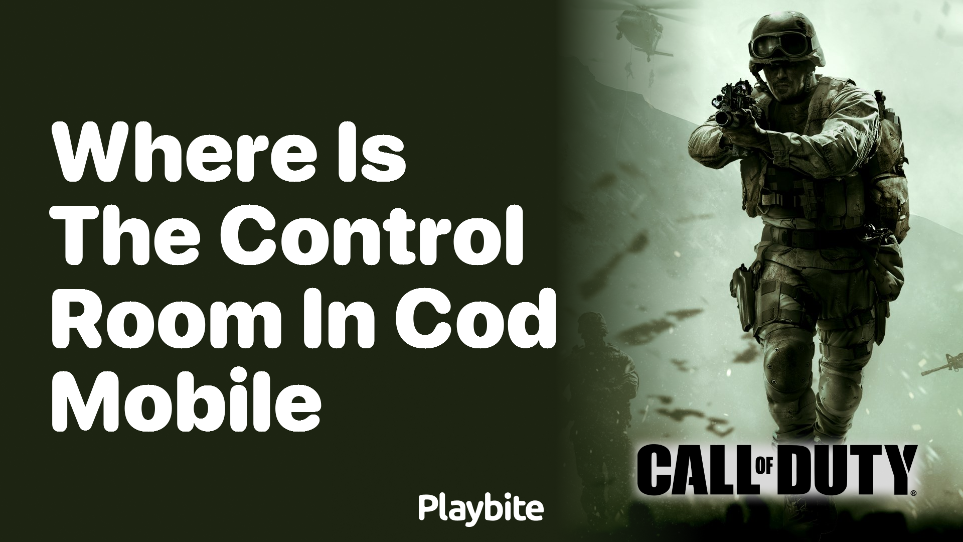 Where Is the Control Room in COD Mobile?