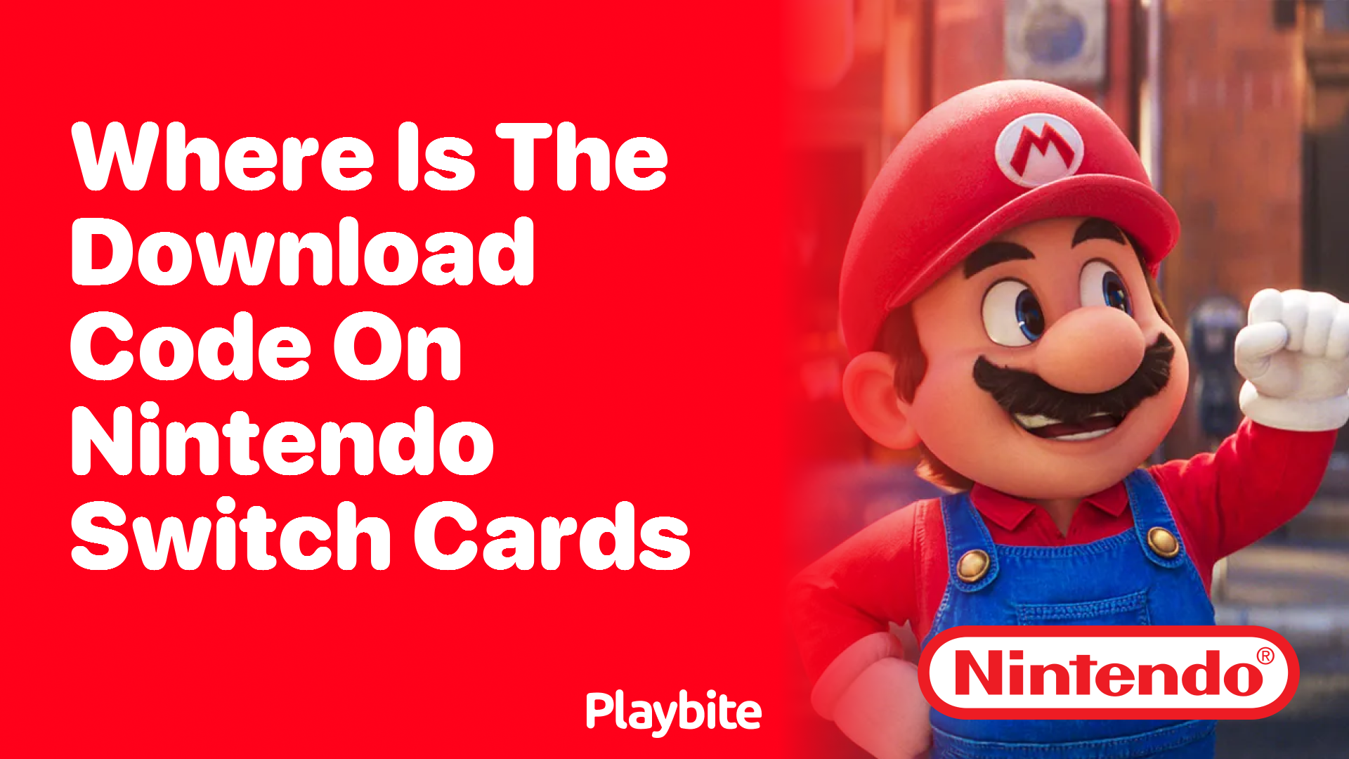 Where Is the Download Code on Nintendo Switch Cards?