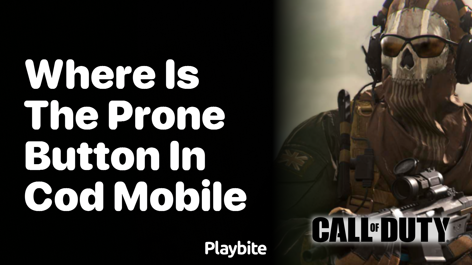 Finding the Prone Button in Call of Duty Mobile