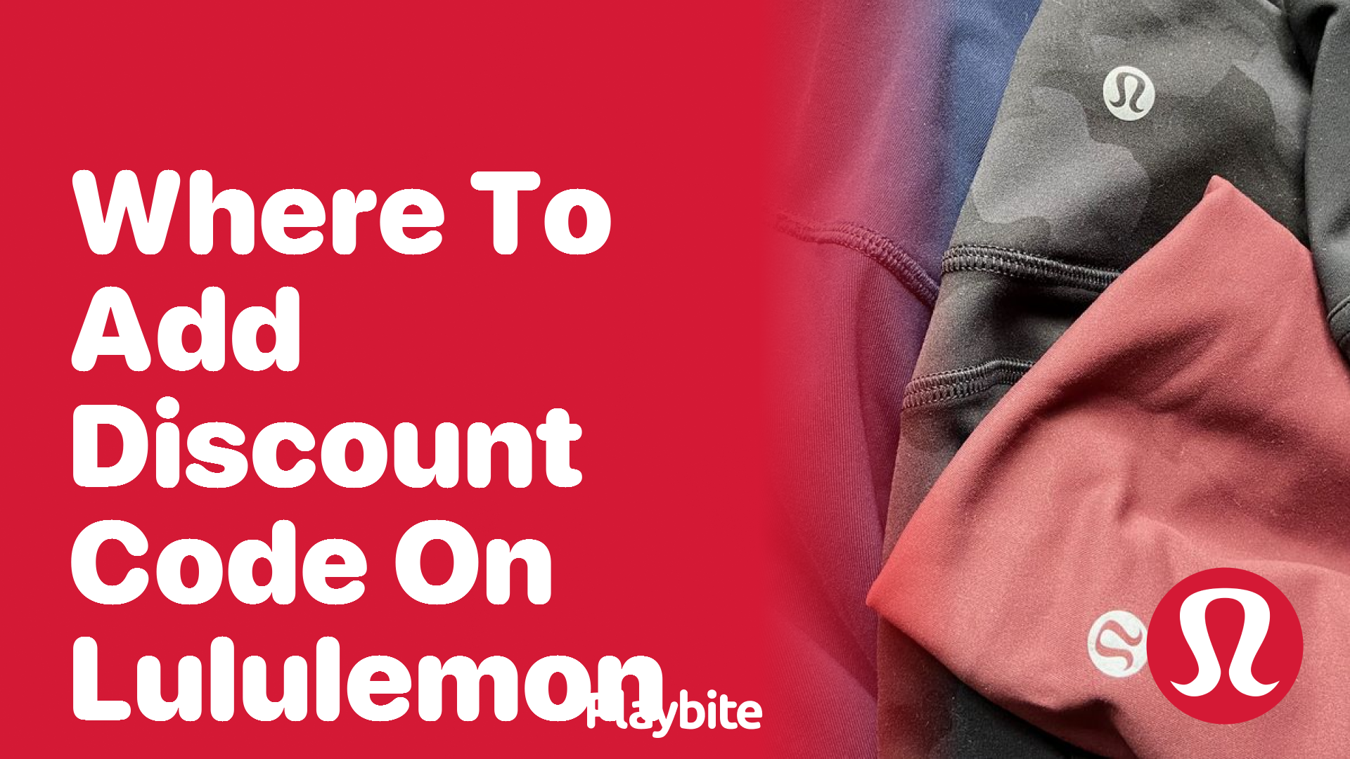 Where to Add Your Discount Code on Lululemon