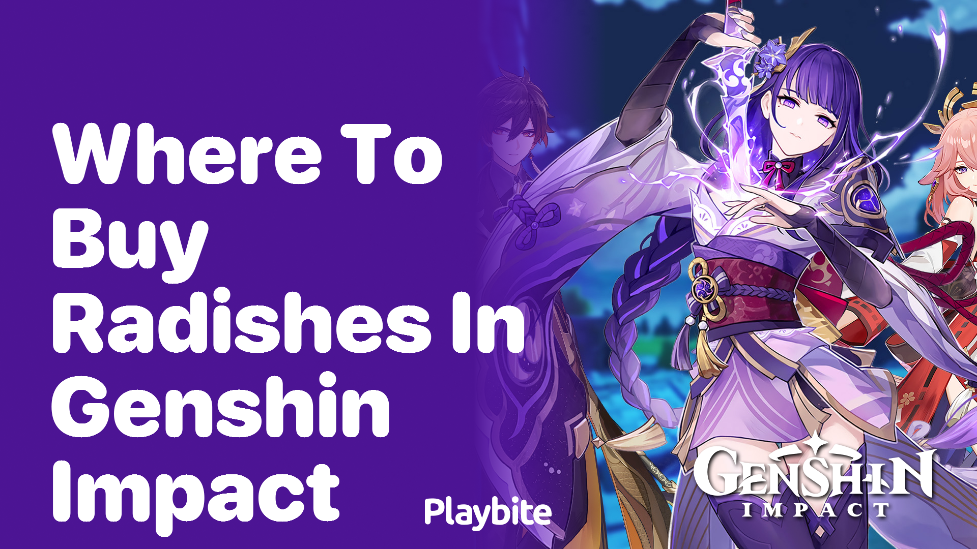 Where to Buy Radishes in Genshin Impact