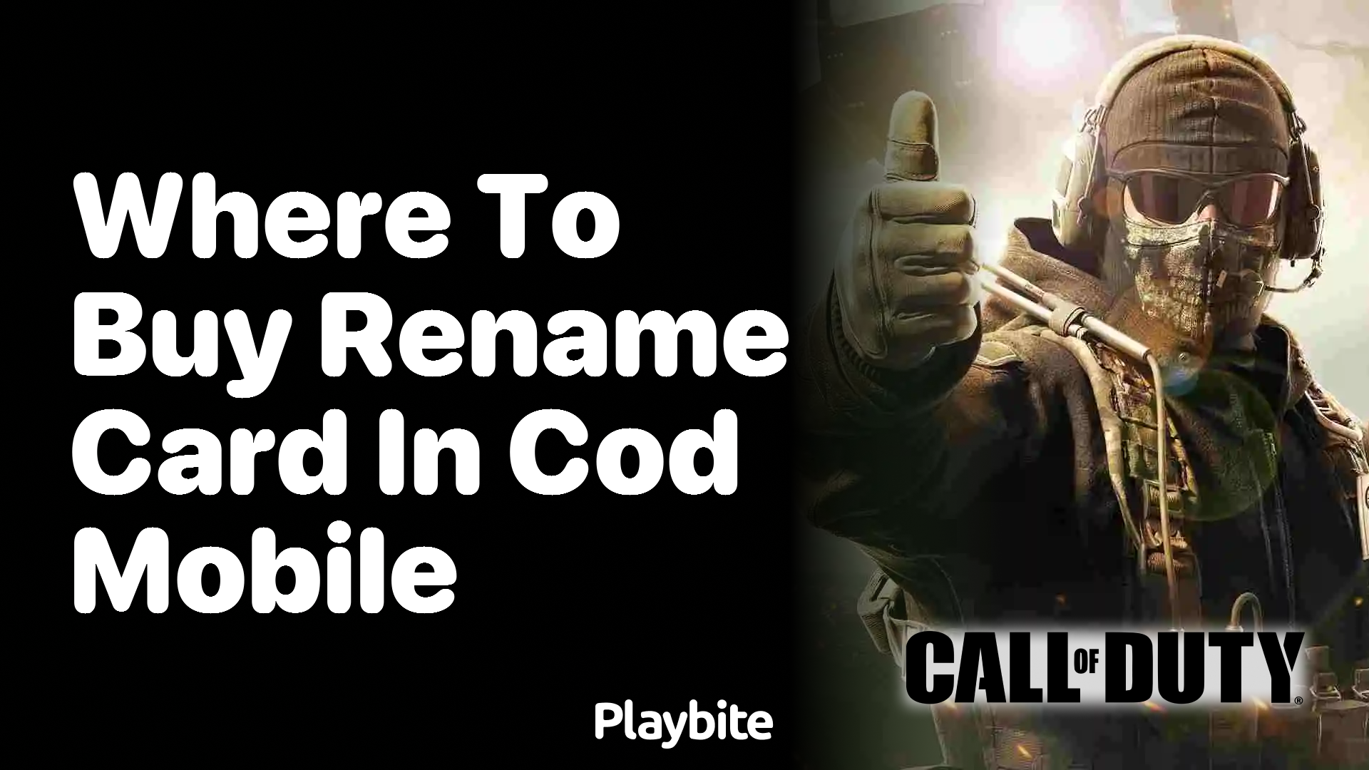 Where to Buy Rename Card in COD Mobile?