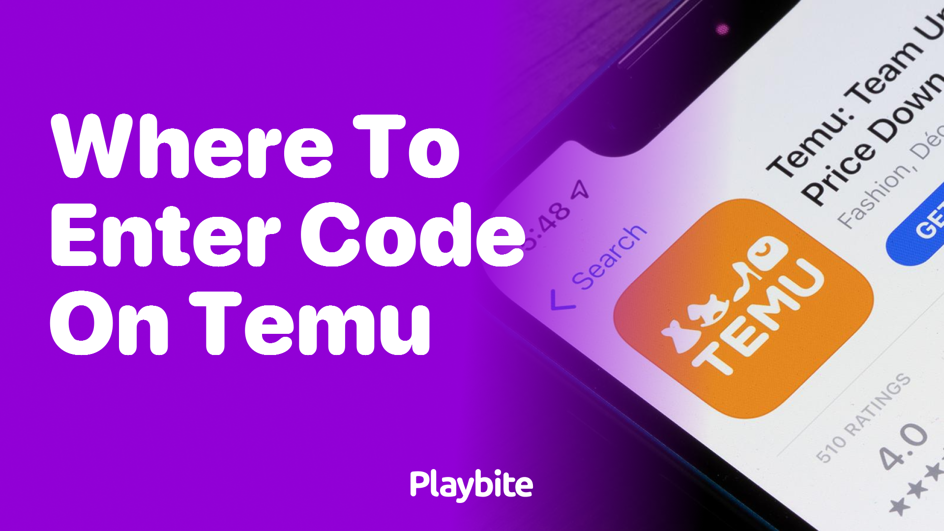 Where to Enter Your Code on Temu for Awesome Deals