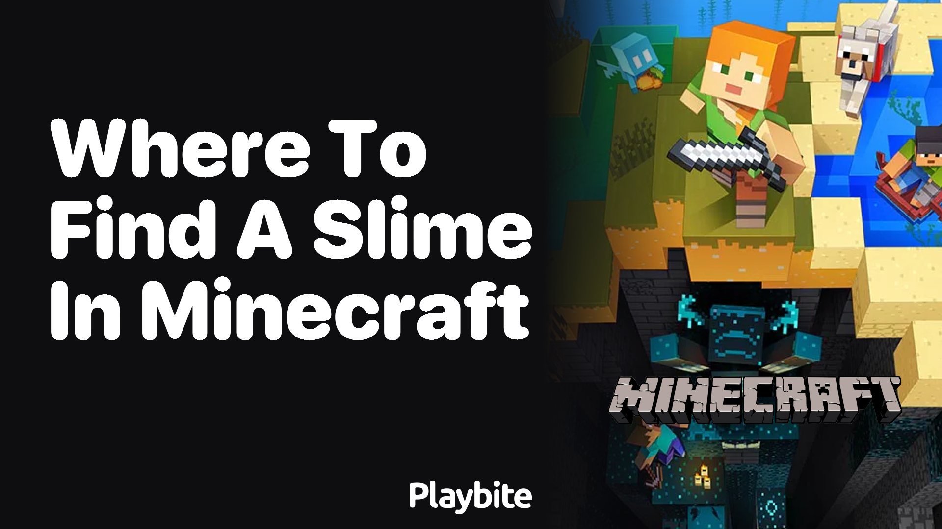 Where to find a slime in Minecraft