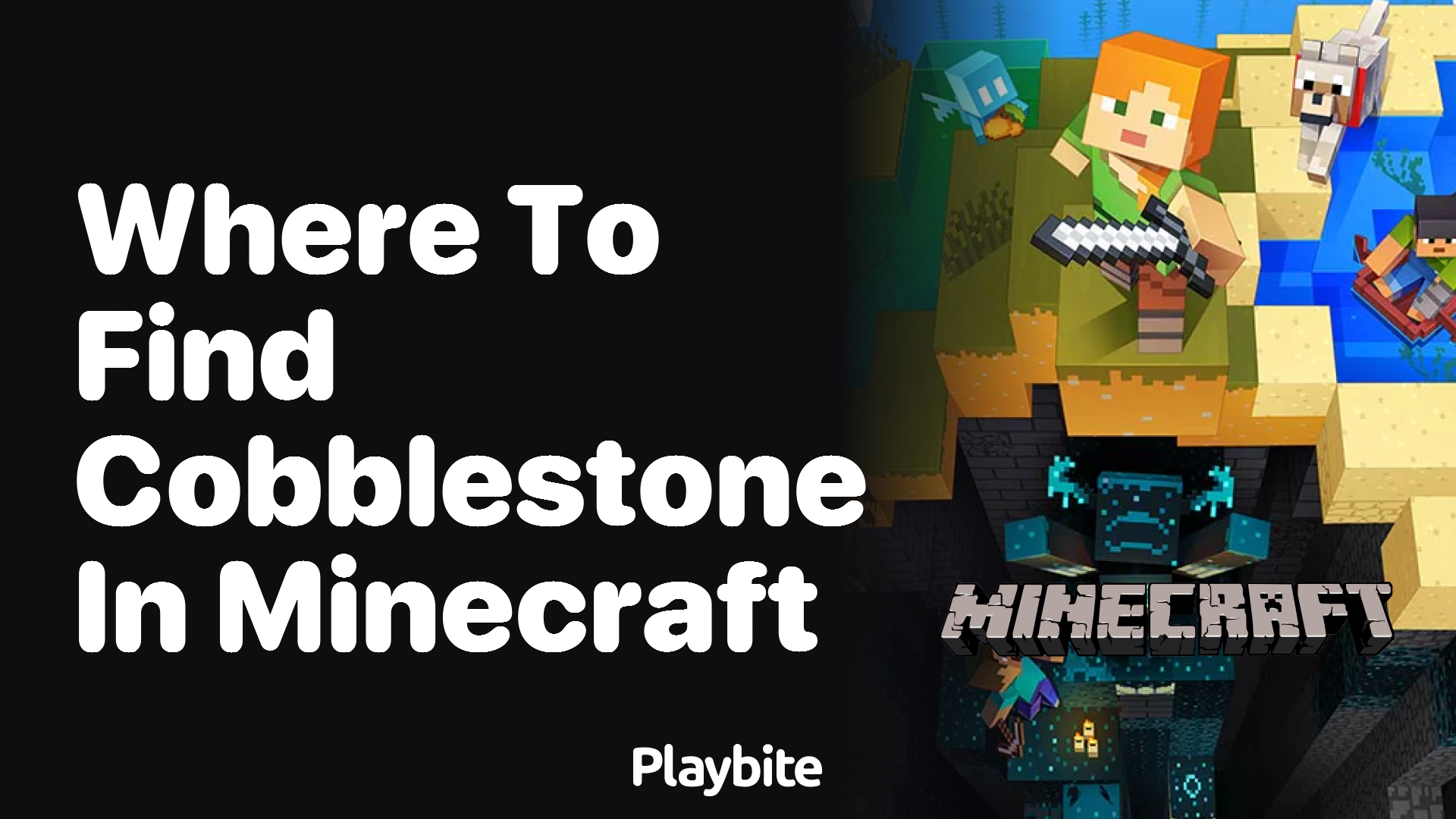 Where to Find Cobblestone in Minecraft