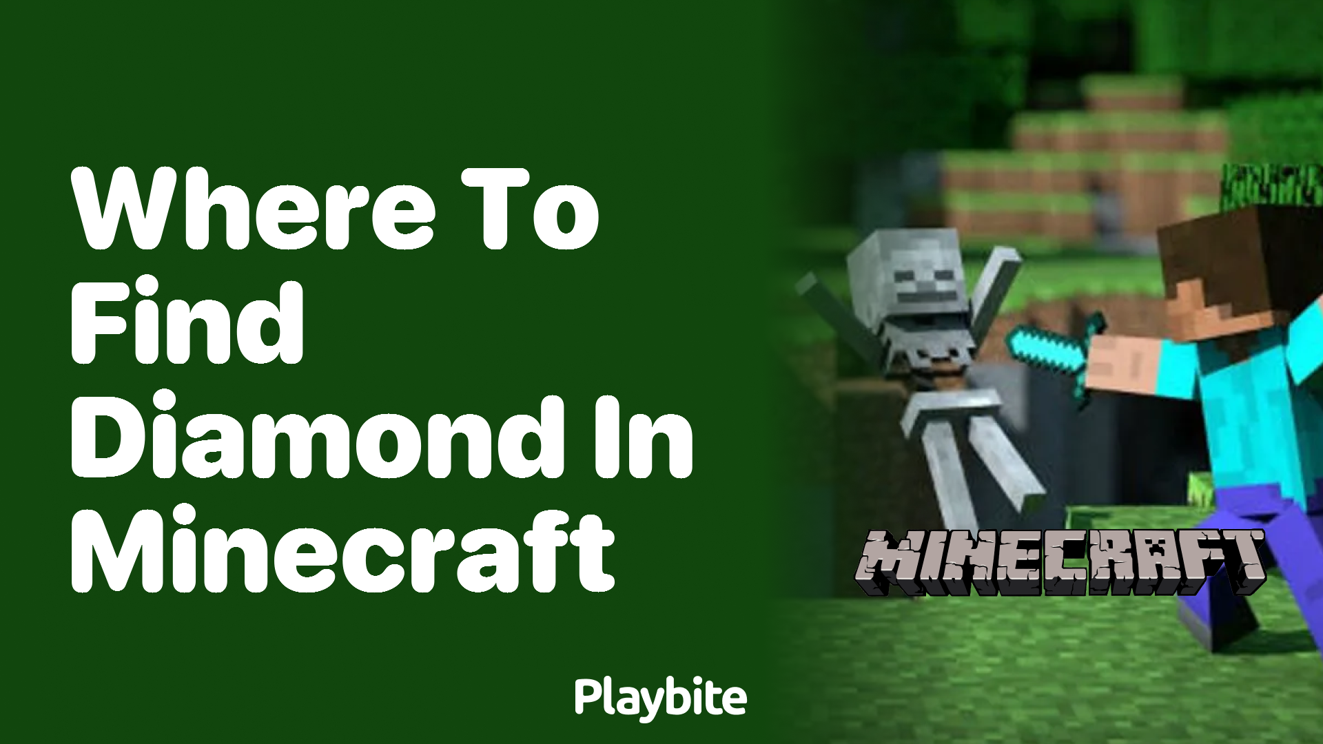 Where to Find Diamond in Minecraft