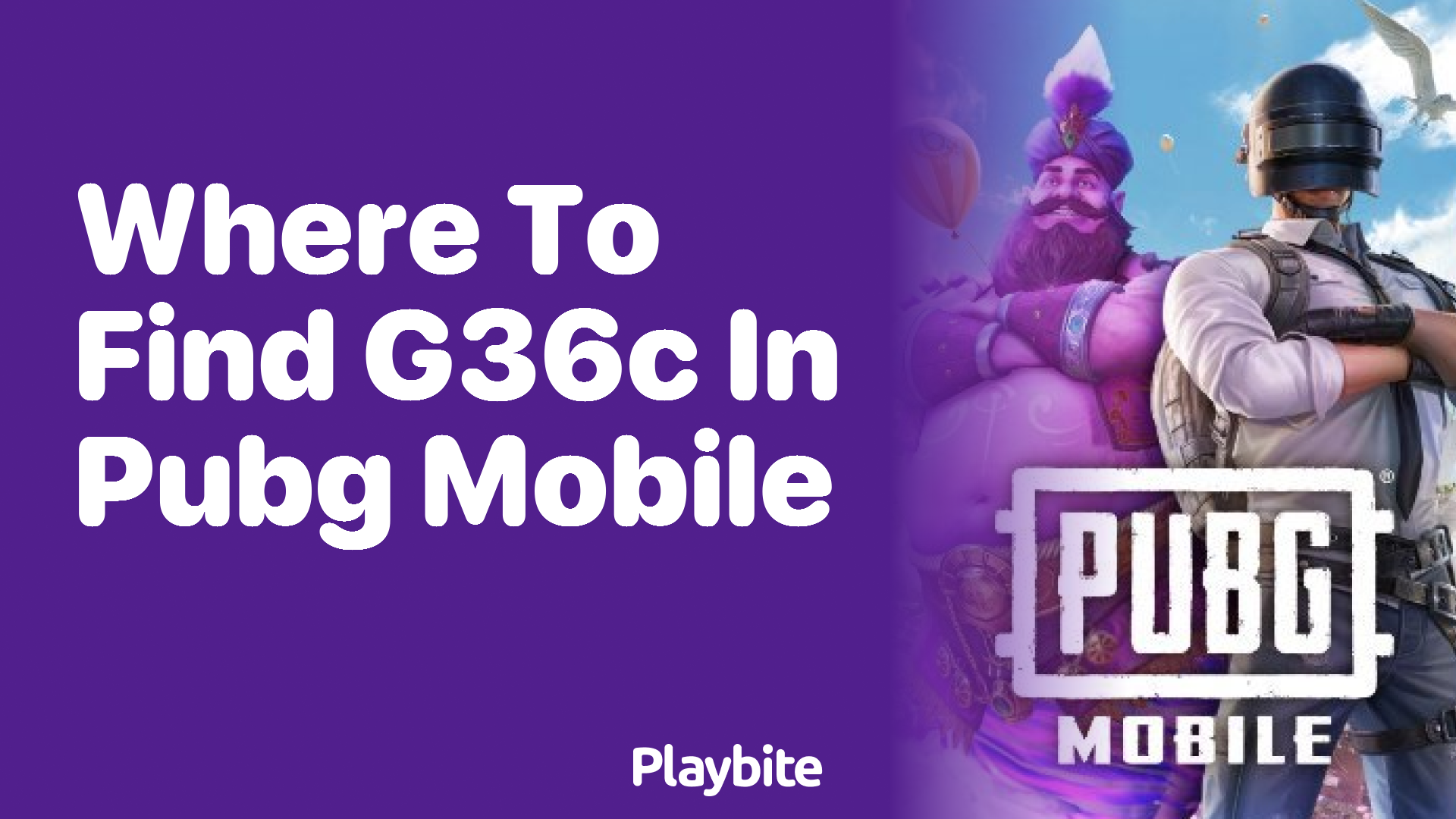 Where to Find G36C in PUBG Mobile