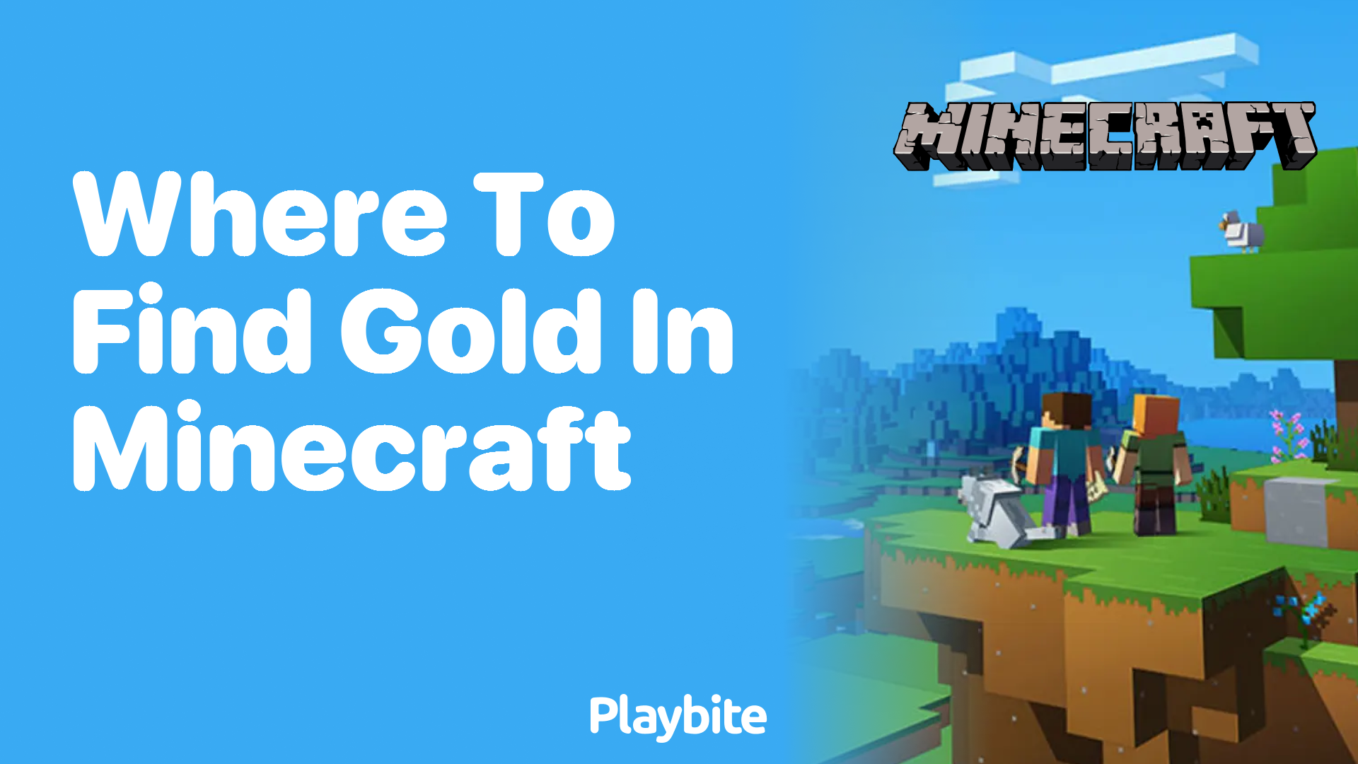 Where to Find Gold in Minecraft