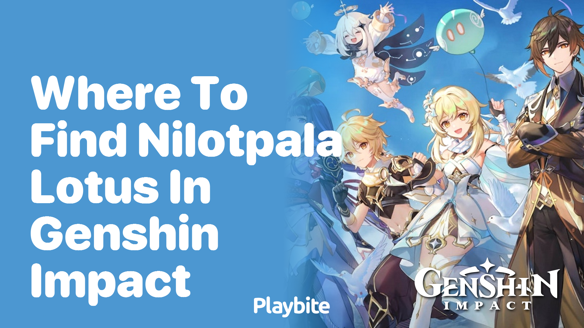 Discovering The Nilotpala Lotus in Genshin Impact