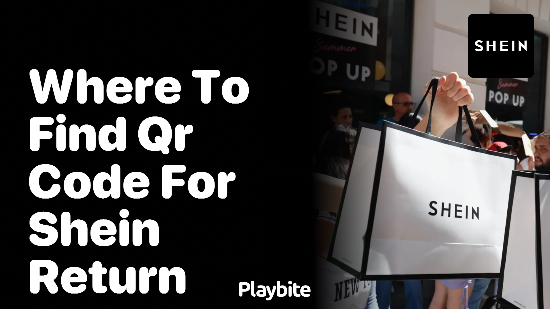 Where to Find QR Code for SHEIN Return Playbite