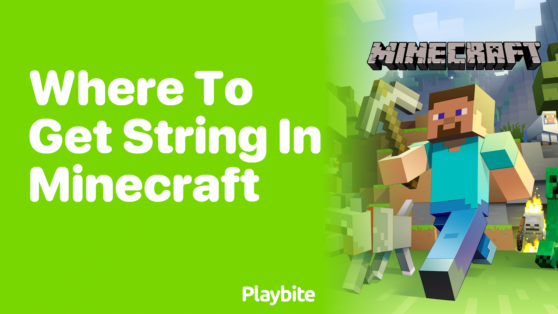 Where to Get String in Minecraft: Your Ultimate Guide