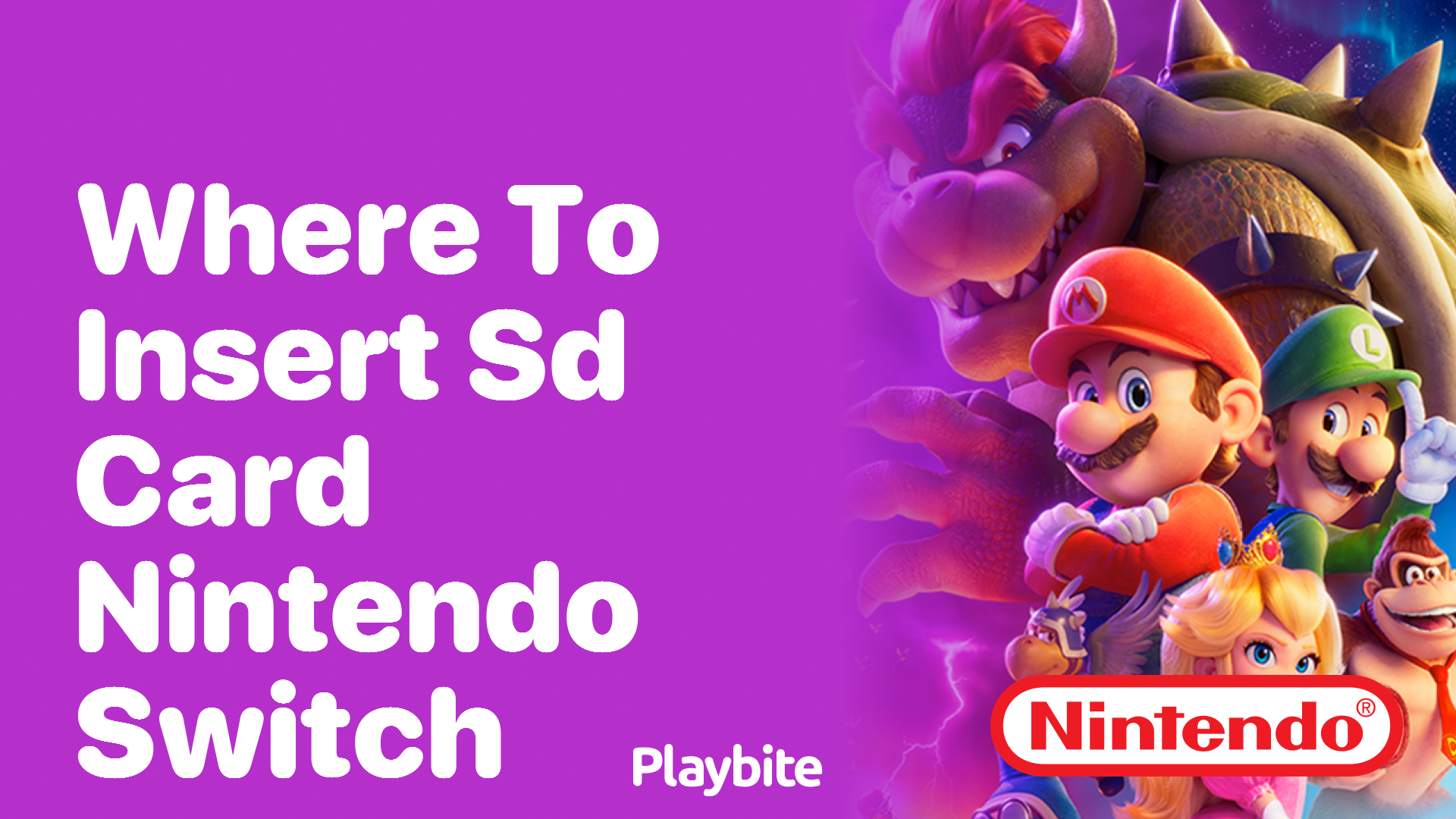 Where to Insert SD Card in Your Nintendo Switch