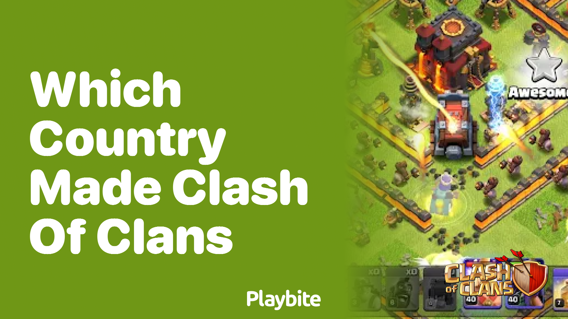 Which Country Made Clash of Clans?