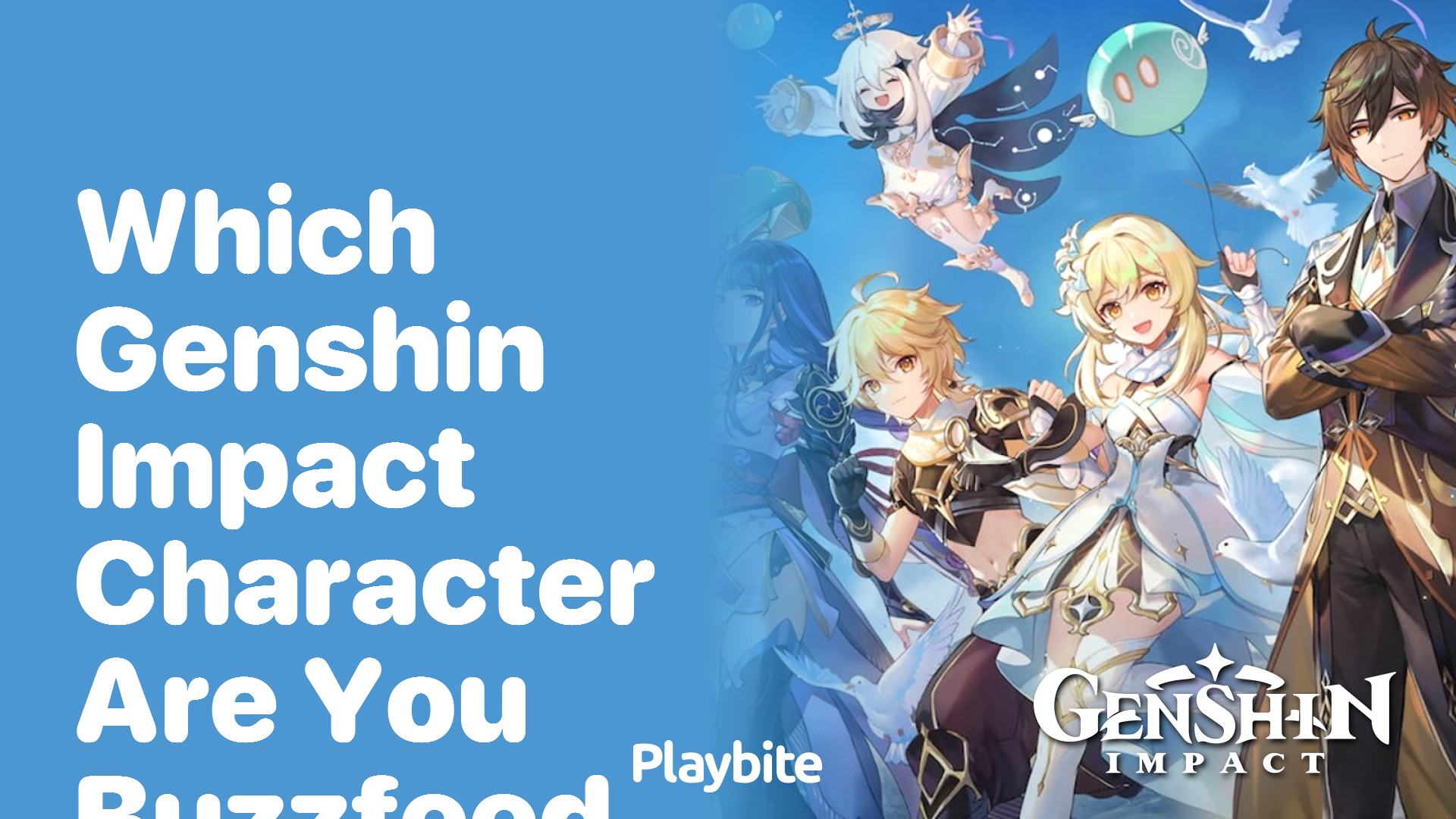 Which Genshin Impact Character Are You? Find Out with BuzzFeed