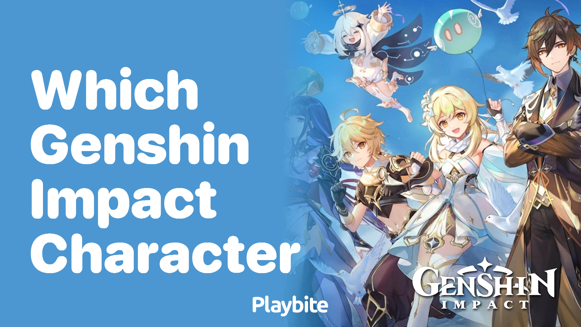 Which Genshin Impact Character Should You Choose?