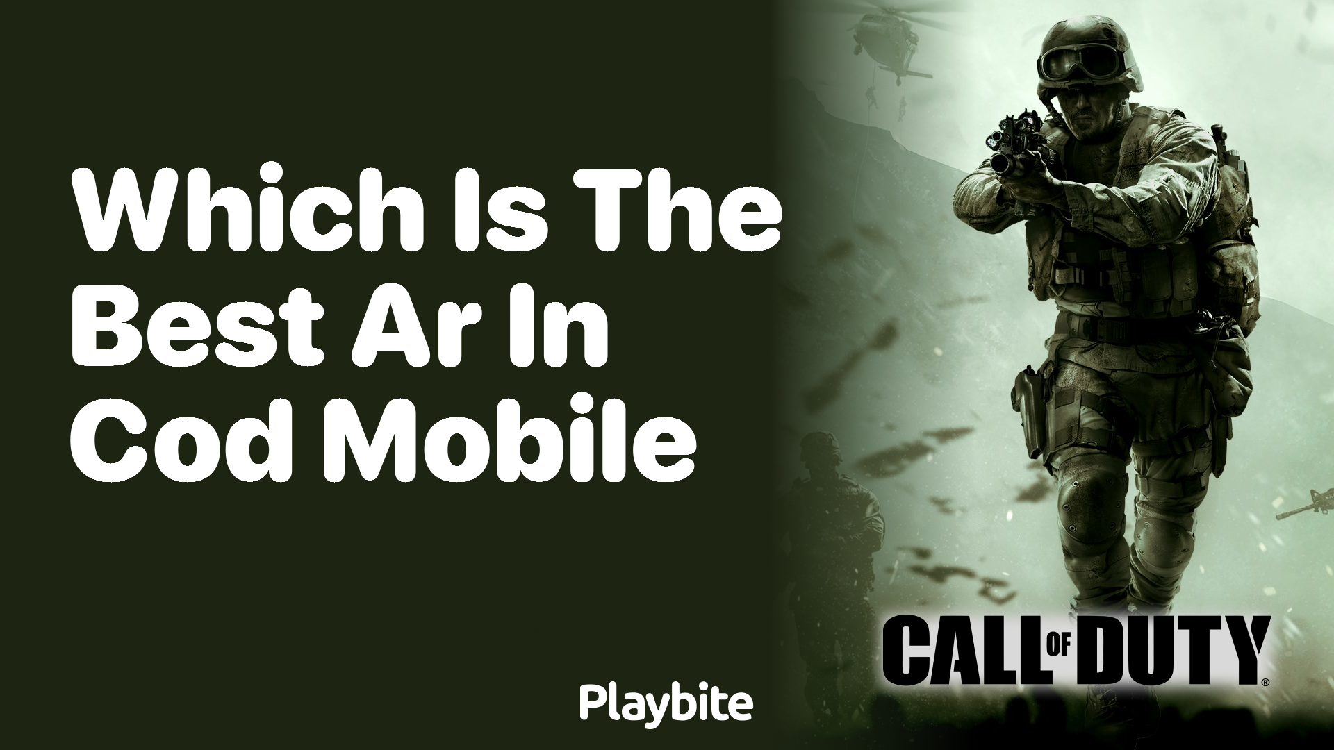Which is the Best AR in COD Mobile?