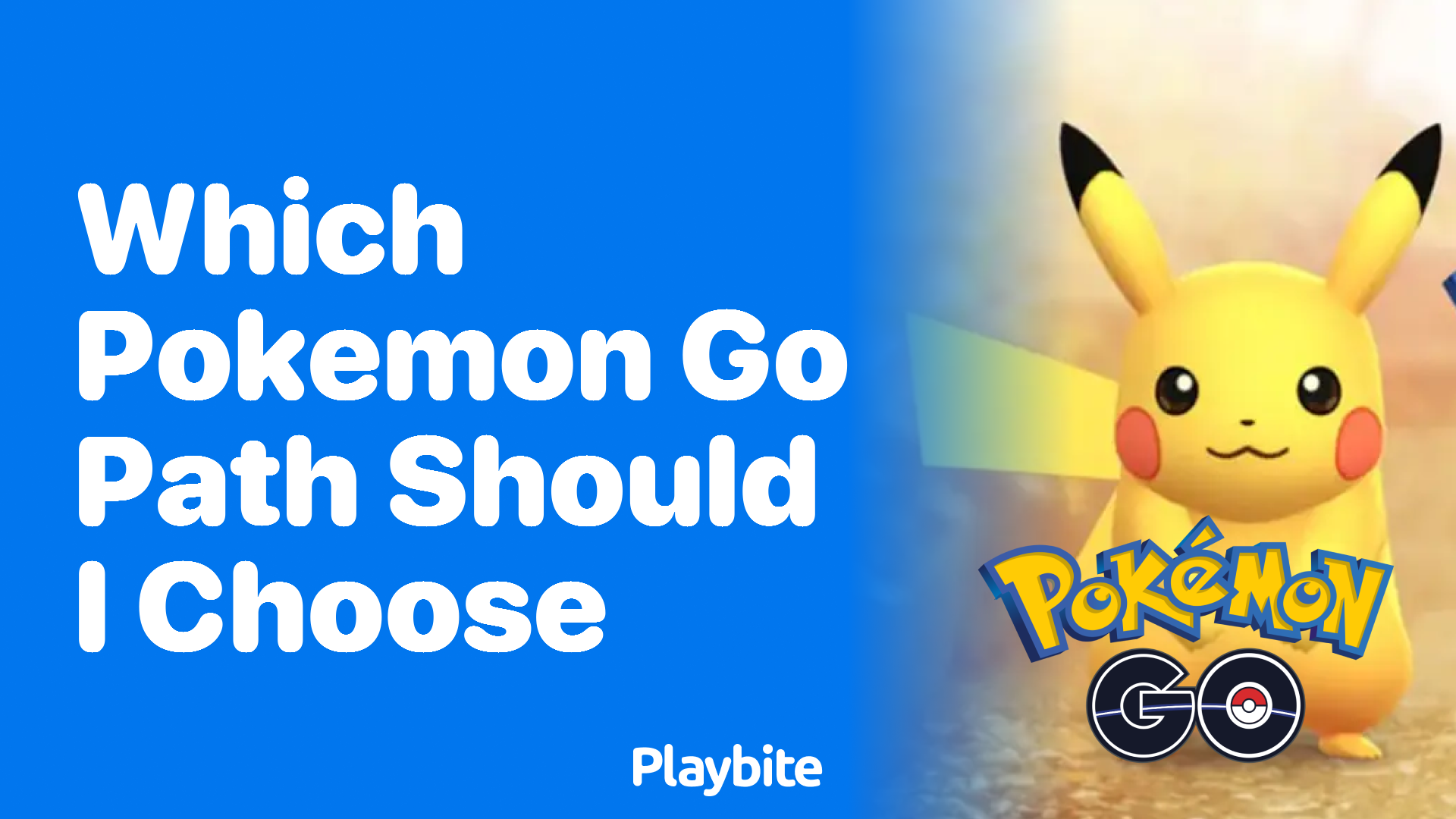 Which Pokémon GO Path Should I Choose?