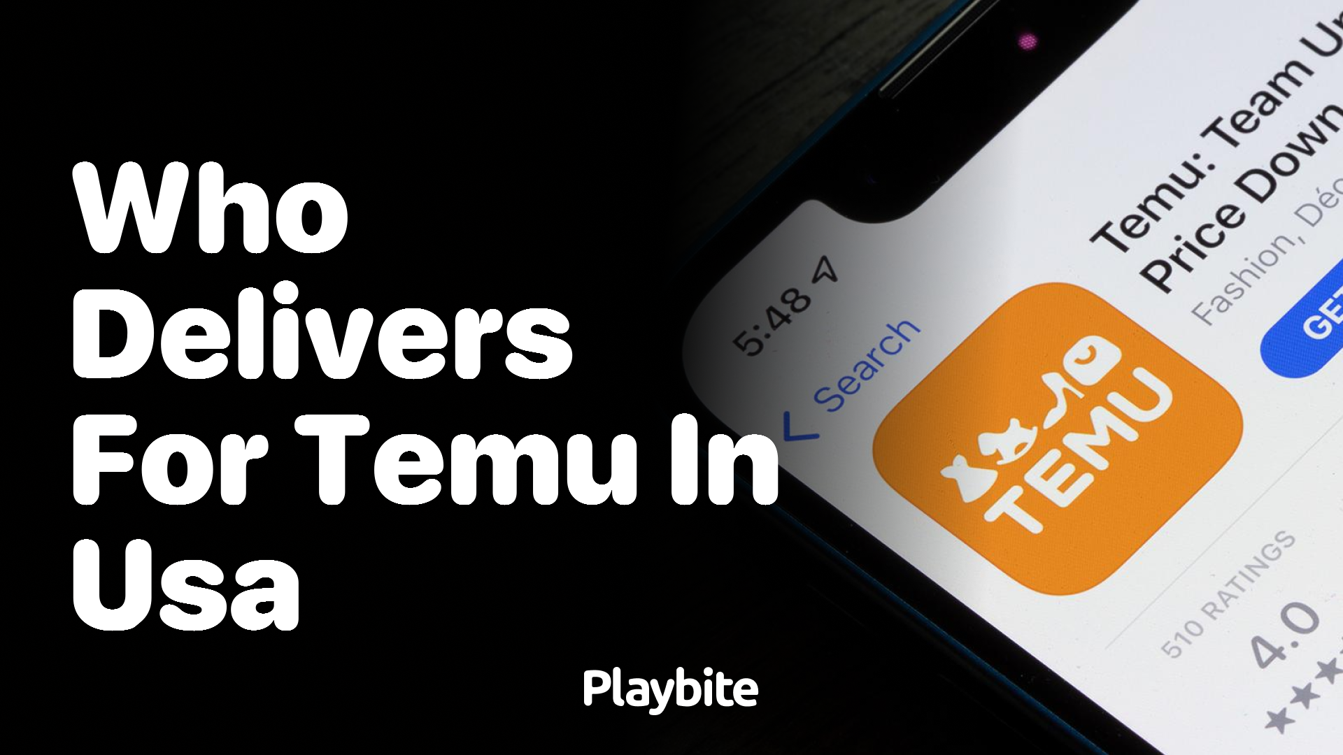 Who Delivers for Temu in the USA? Playbite