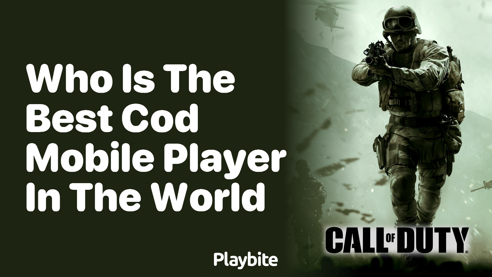 Who Is the Best COD Mobile Player in the World? Playbite