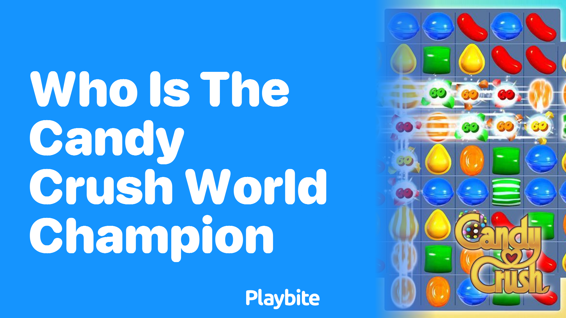 Who Holds the Title of Candy Crush World Champion?