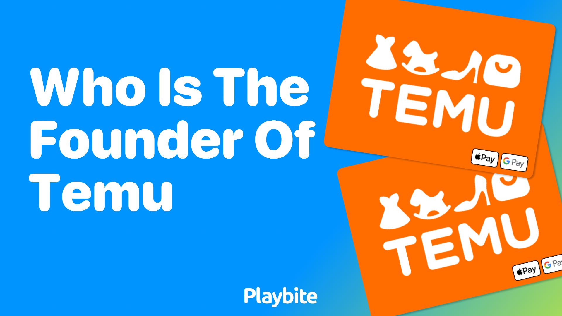 Who is the Founder of Temu?