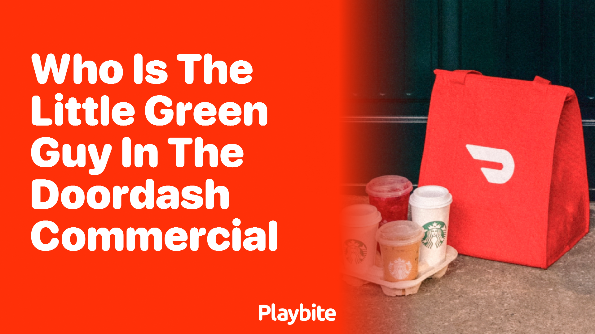 Who Is the Little Green Guy in the DoorDash Commercial? Playbite