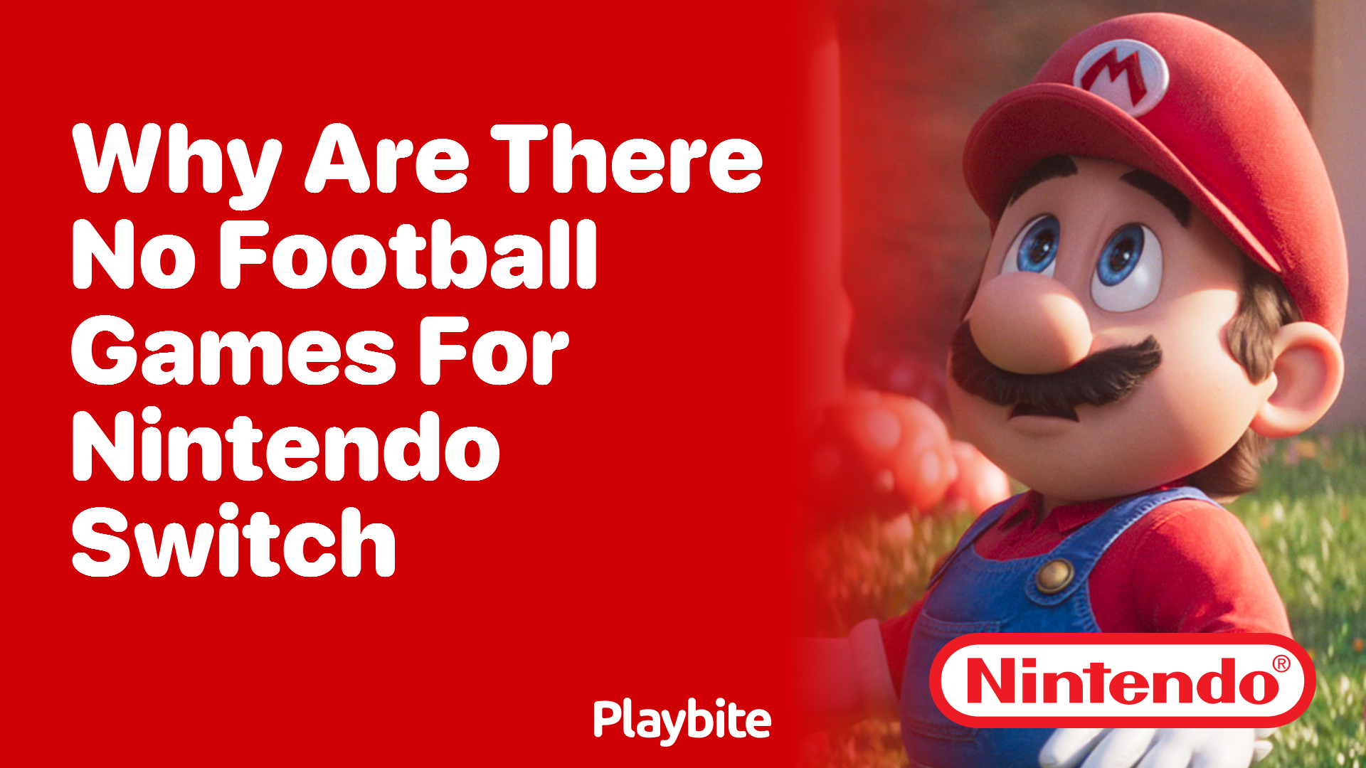 Why Are There No Football Games for Nintendo Switch?