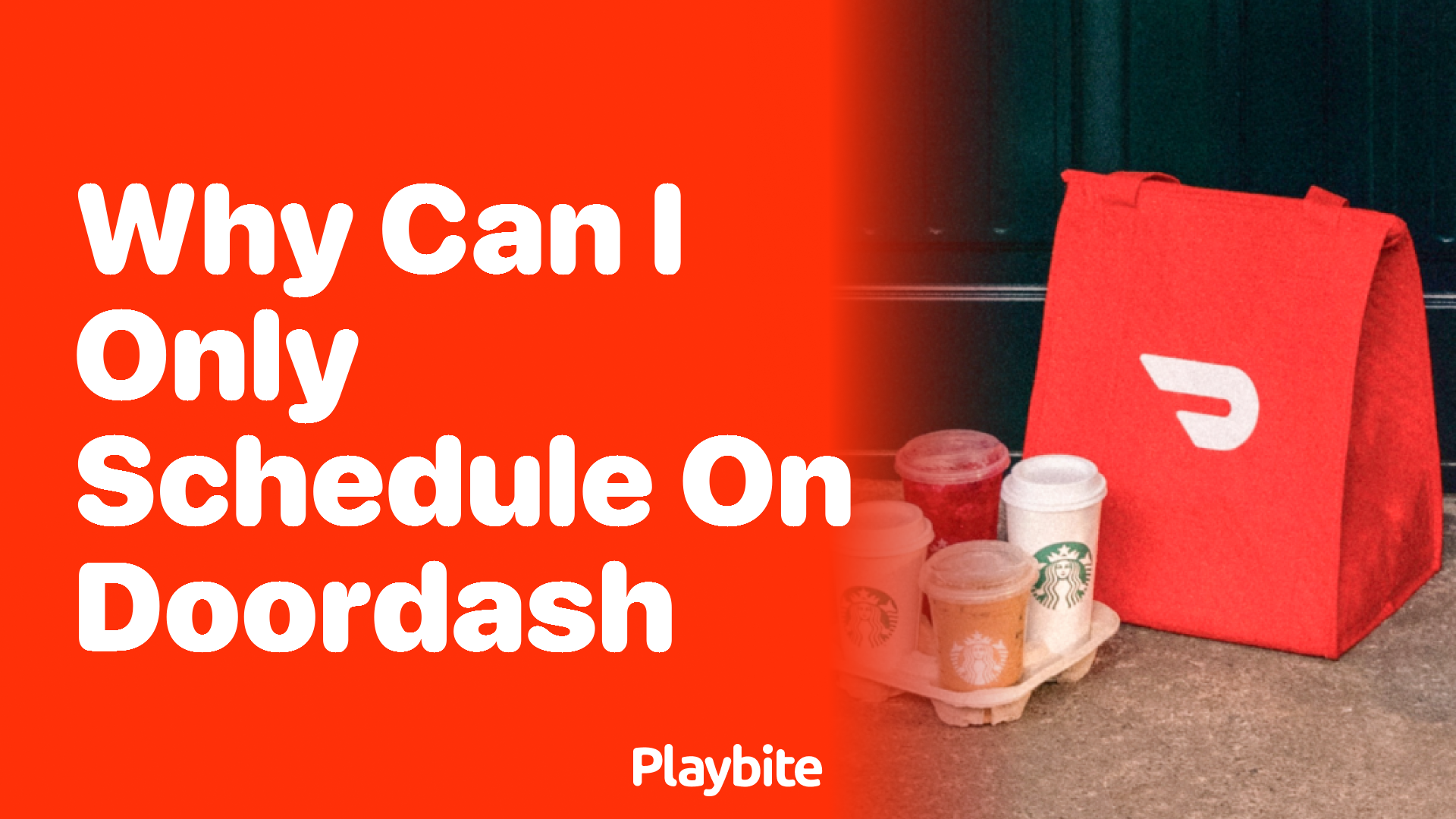 Why Can I Only Schedule on DoorDash?