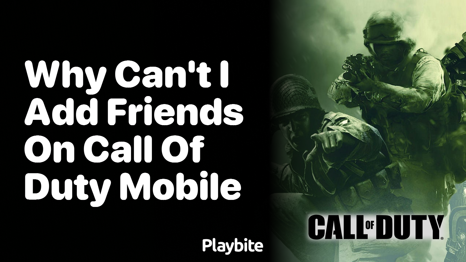 Why Can&#8217;t I Add Friends on Call of Duty Mobile?