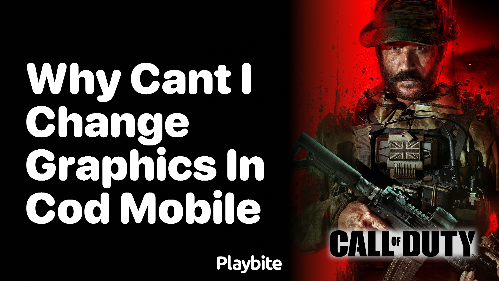 Why Can’t I Change Graphics in COD Mobile?