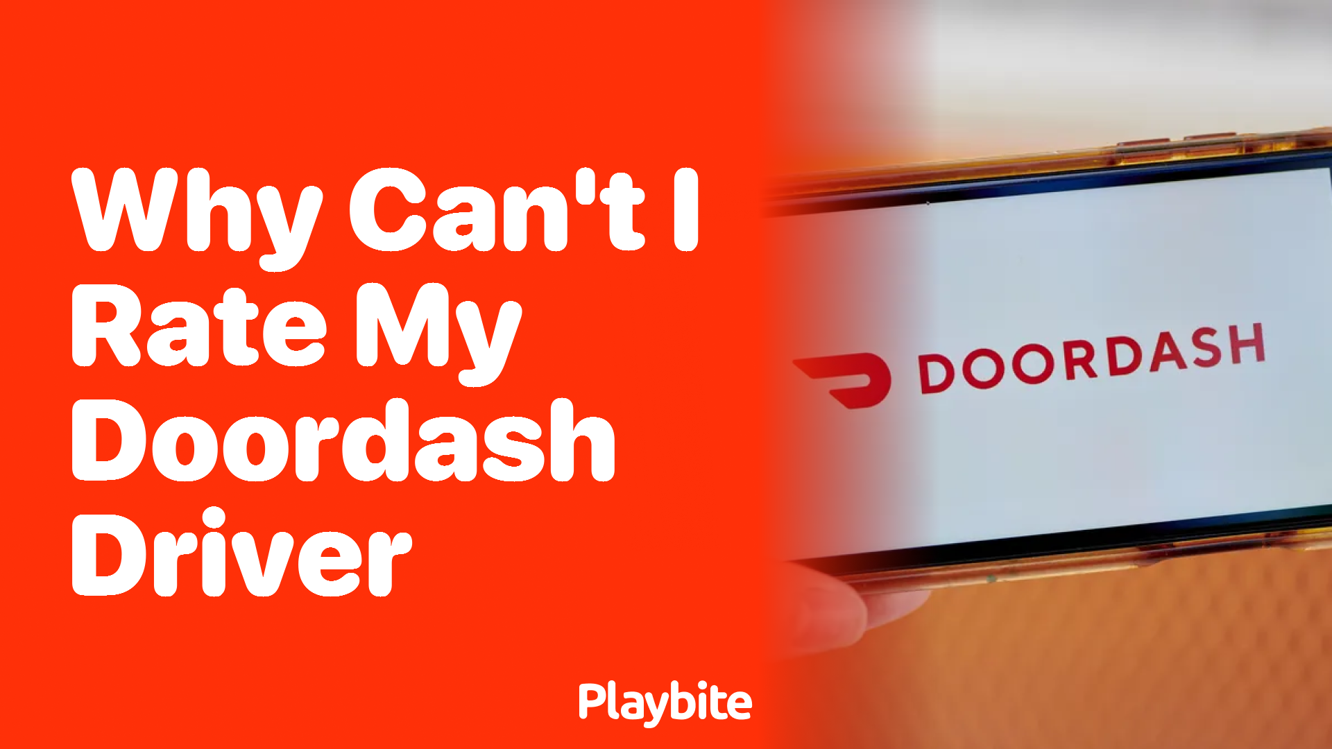 Why Can’t I Rate My DoorDash Driver? Understanding the Rating System